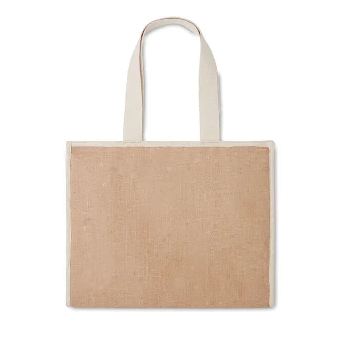 Jute-Canvas Shopping Tasche - CAMPO DE GELI - Beige