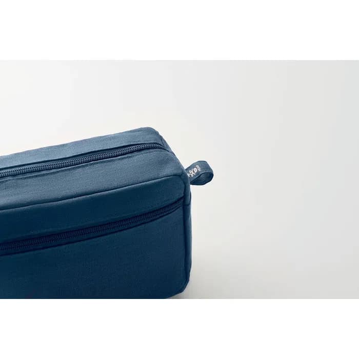 Hanf Kosmetiktasche 200g/m² - NAIMA COSMETIC - Blau