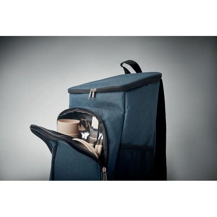 Picknickrucksack 600D RPET - MONTECOOL - Blau