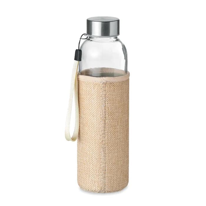Trinkflasche Glas 500ml - UTAH TOUCH - Beige