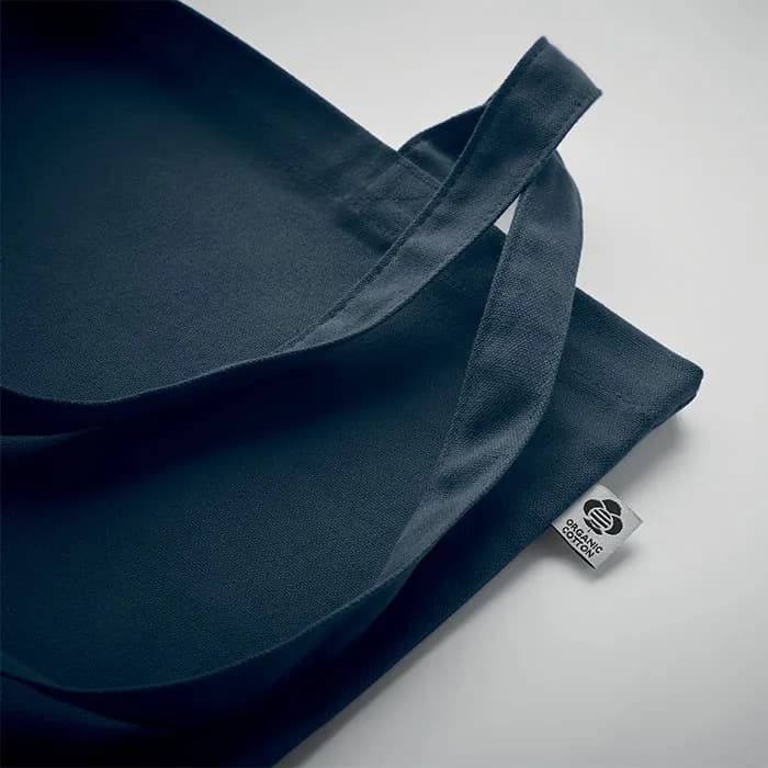 Organic-Cotton Einkaufstasche - ZIMDE COLOUR - Marineblau
