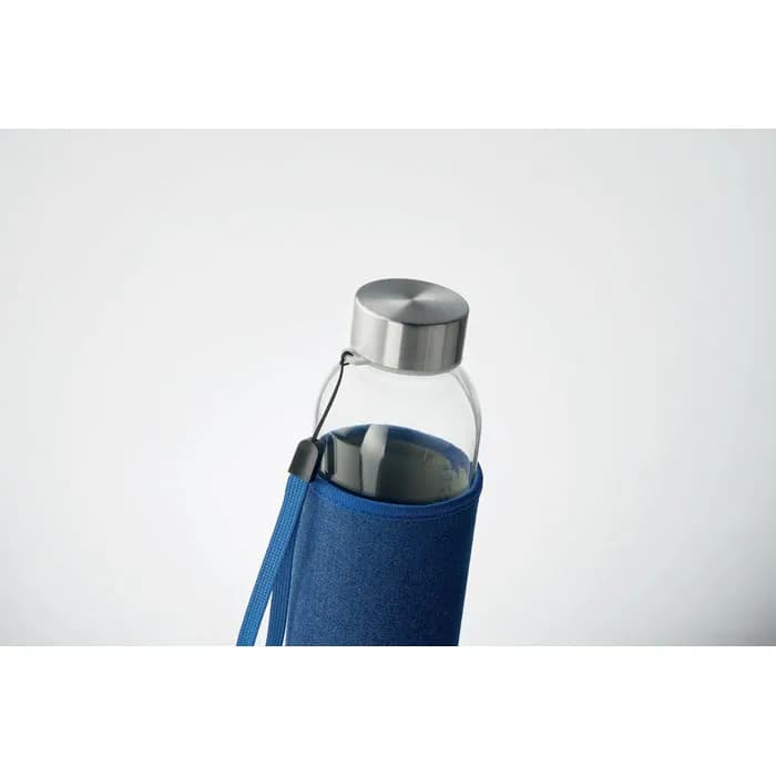 Trinkflasche Glas 500ml - UTAH DENIM - Blau