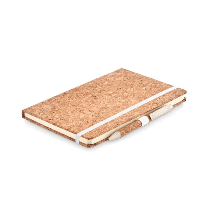 DIN A5 Notizbuch Kork - SUBER SET - Beige