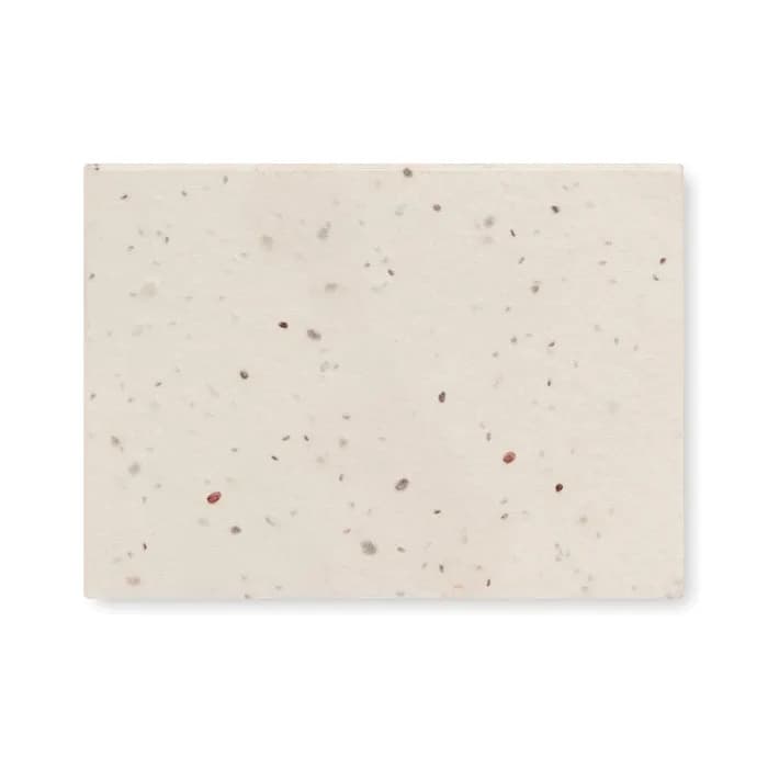 Notiz-Set mit Blumensamen - GROW ME - Weiß