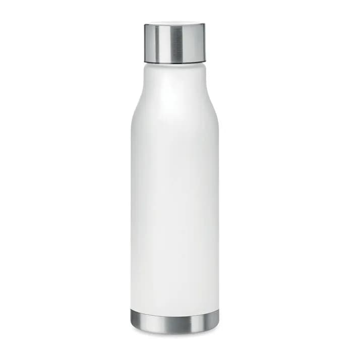 Trinkflasche RPET 600ml - GLACIER RPET - Transparent Weiß