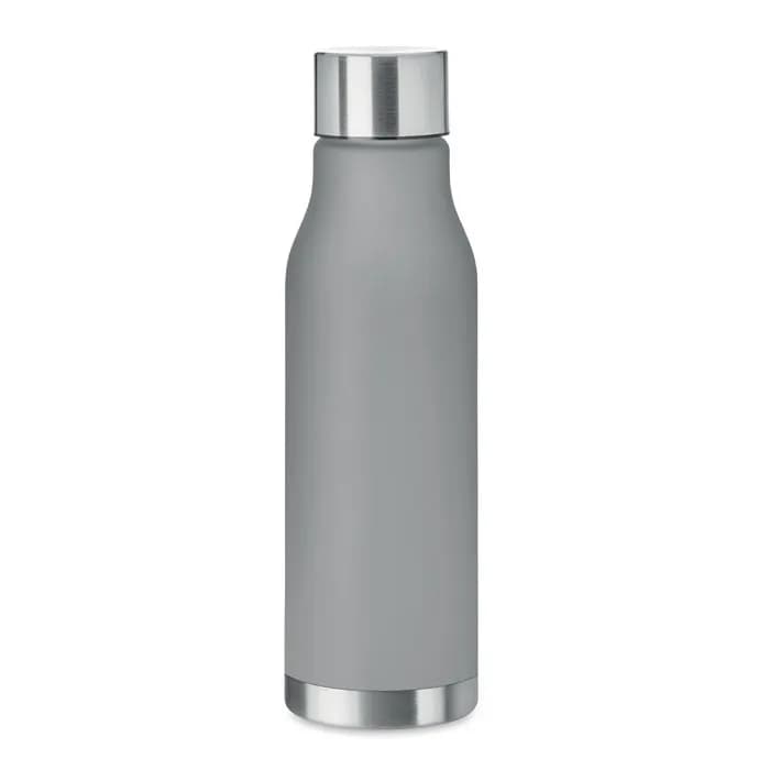 Trinkflasche RPET 600ml - GLACIER RPET - Transparent Grau