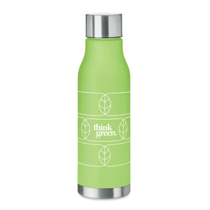 Trinkflasche RPET 600ml - GLACIER RPET - Transparent Limettengrün