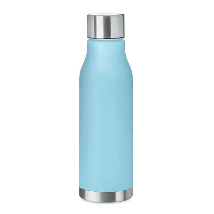 Trinkflasche RPET 600ml - GLACIER RPET - Transparent Hellblau