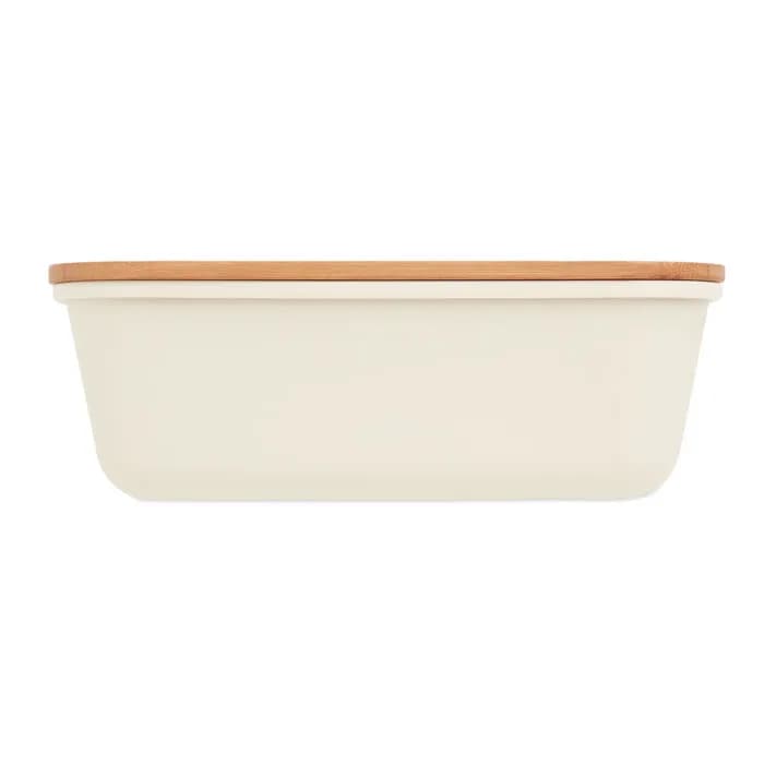 Lunchbox mit Bambus-Deckel - THURSDAY - Beige