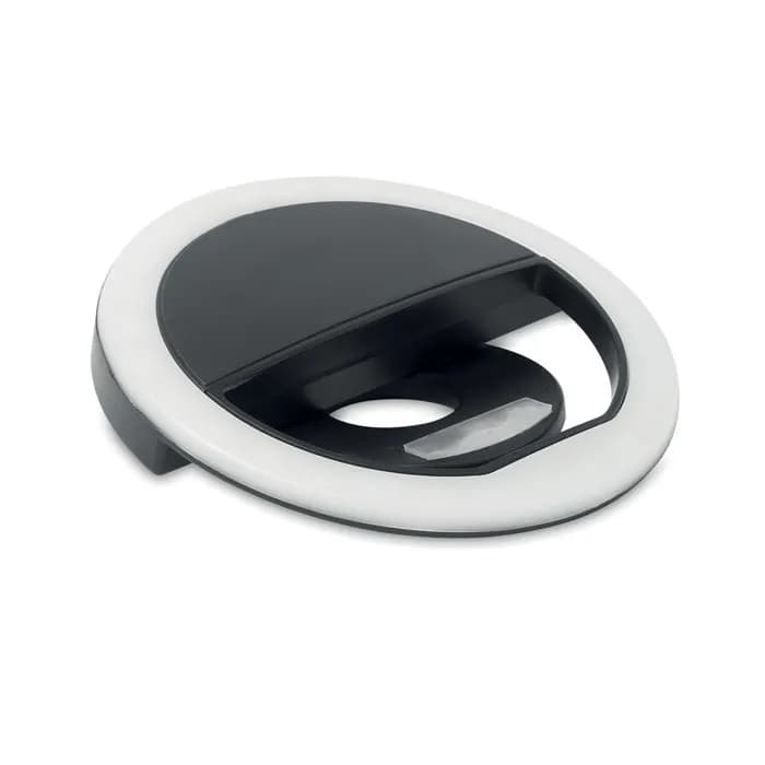 Selfie-Ringlicht mit Clip - HELIE - Schwarz