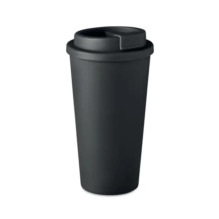 Doppelwandiger Becher 450ml - TUESDAY - Schwarz