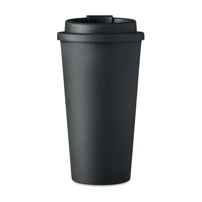 Doppelwandiger Becher 450ml - TUESDAY - Schwarz