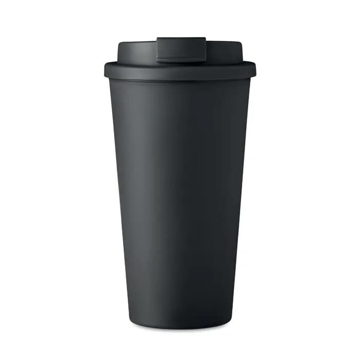 Doppelwandiger Becher 450ml - TUESDAY - Schwarz