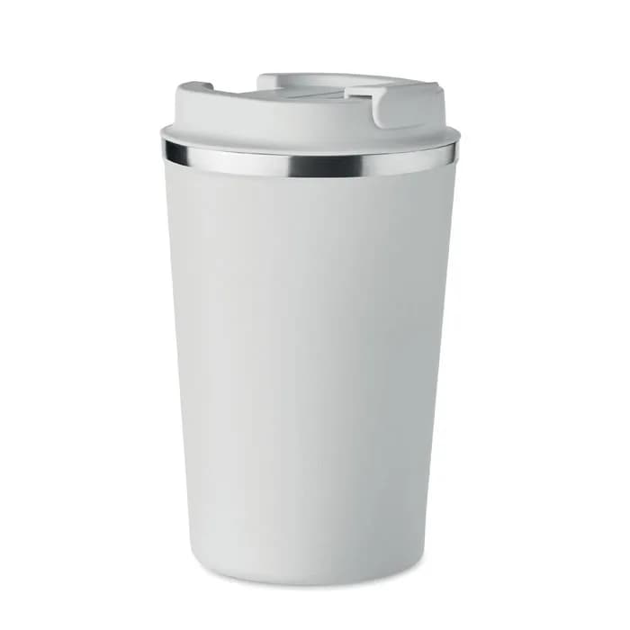 Doppelwandiger Becher 350ml - BRACE - Weiß
