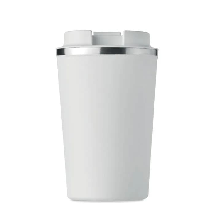 Doppelwandiger Becher 350ml - BRACE - Weiß