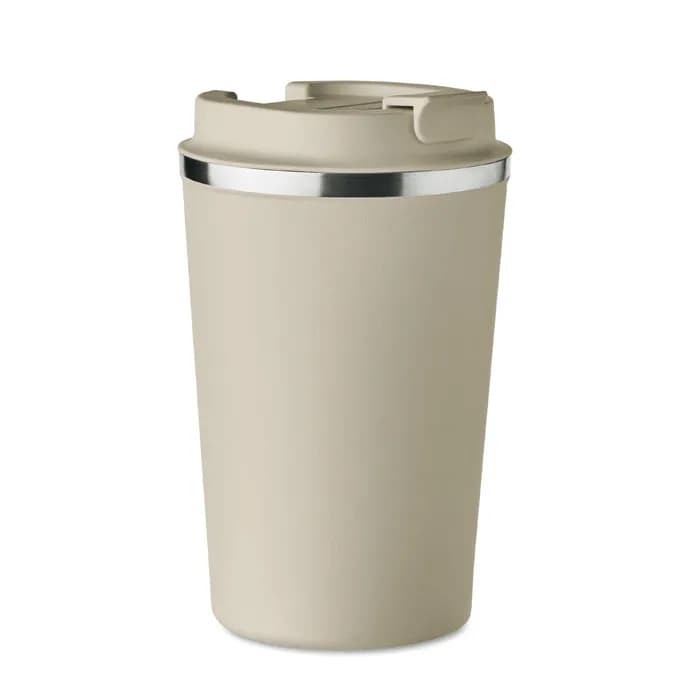 Doppelwandiger Becher 350ml - BRACE - Beige