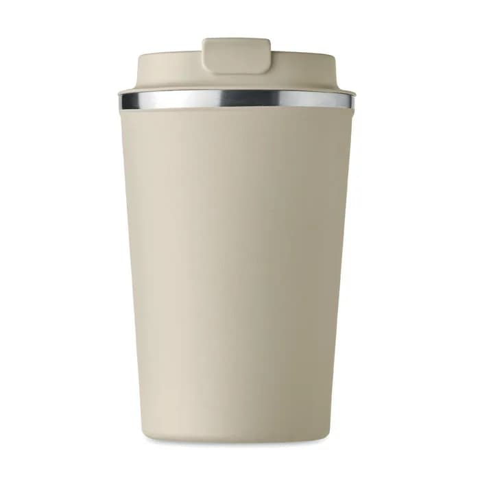 Doppelwandiger Becher 350ml - BRACE - Beige