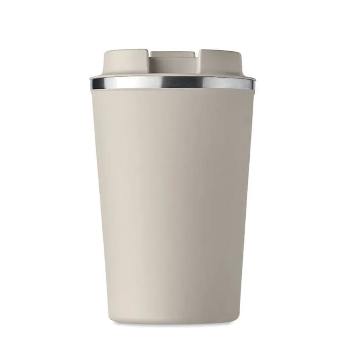 Doppelwandiger Becher 350ml - BRACE - Beige