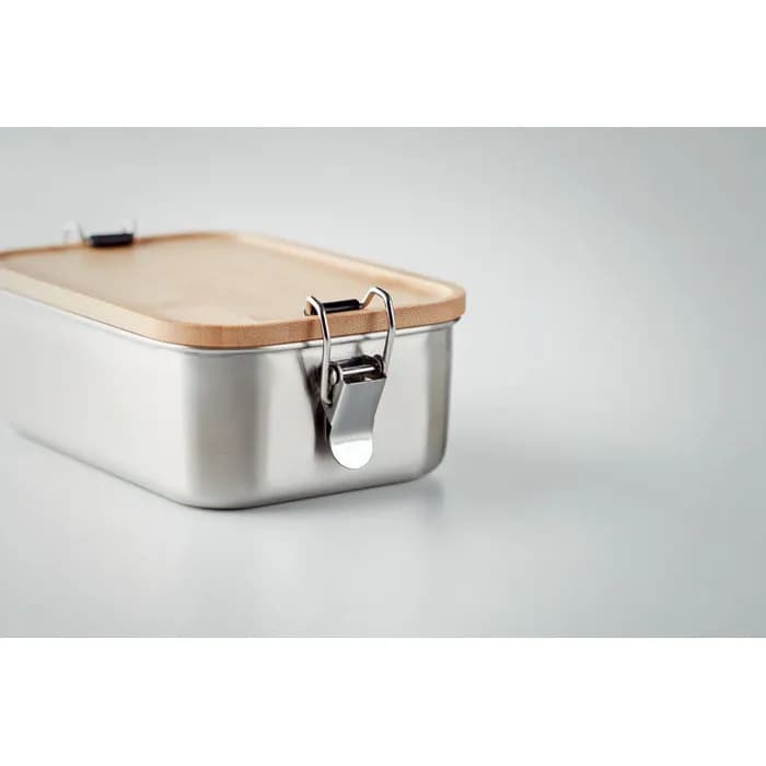 Lunchbox Edelstahl - SONABOX - Holz