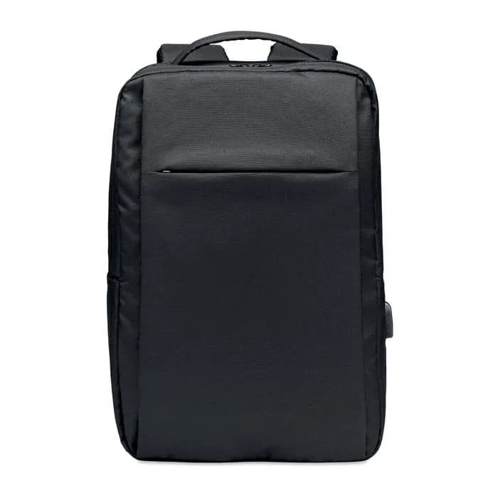 Laptop Rucksack 300D RPET - SEOUL - Schwarz