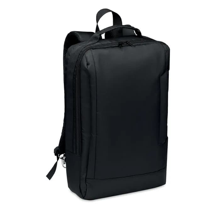 Laptop Rucksack 300D RPET - SINGAPORE - Schwarz