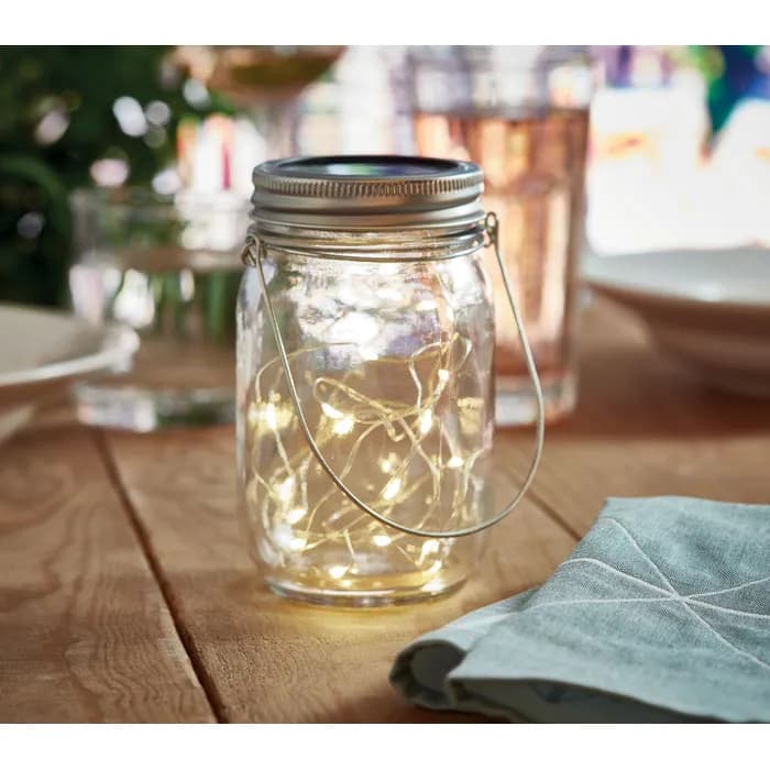 Solar-Licht im Glas - POT LAMP - Transparent