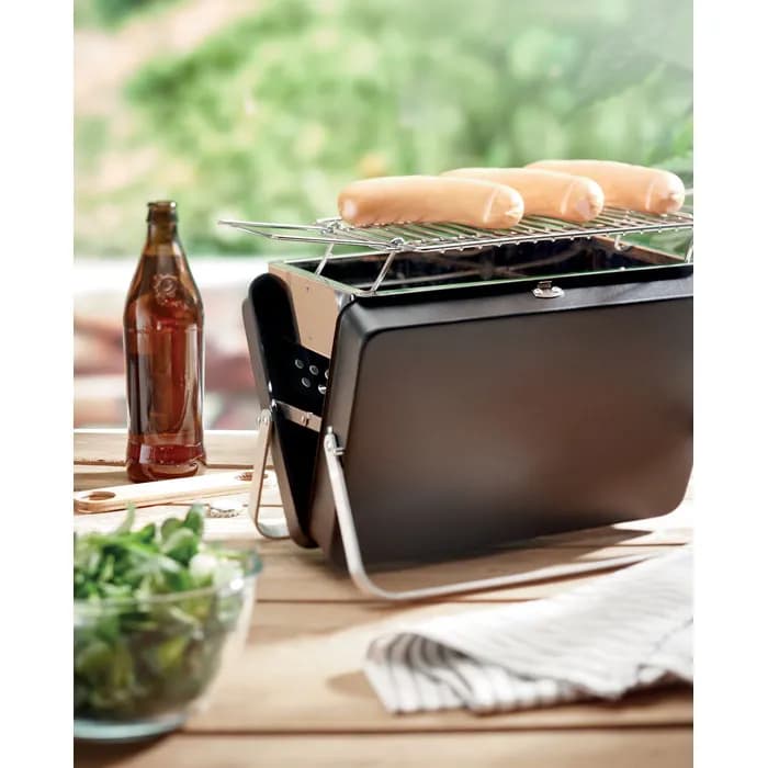 Tragbarer Grill - BBQ TO GO - Schwarz