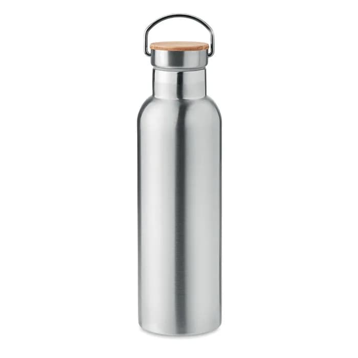 Isolierflasche 750 ml - HELSINKI MED - Mattsilber