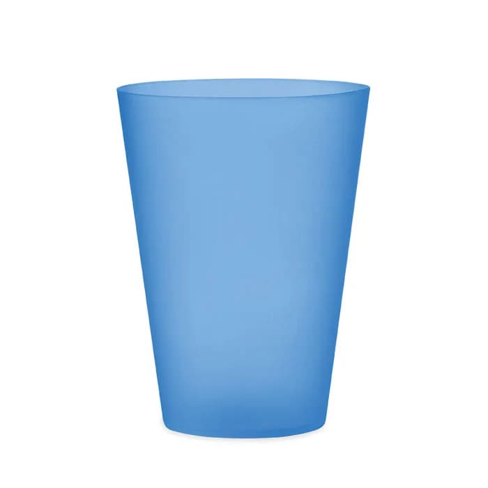 Wiederverwendbarer Becher 300ml - FESTA - Transparent Blau