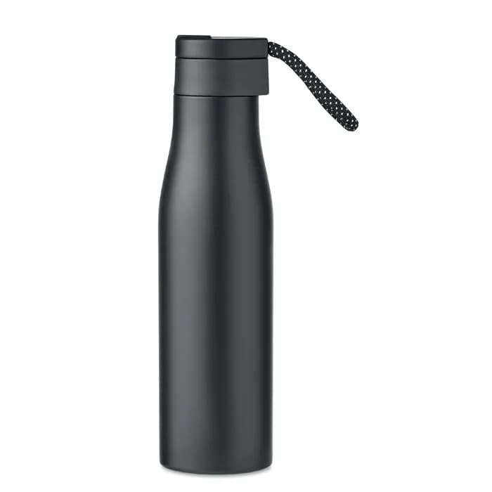 Isolierflasche 600 ml - URSUS - Schwarz
