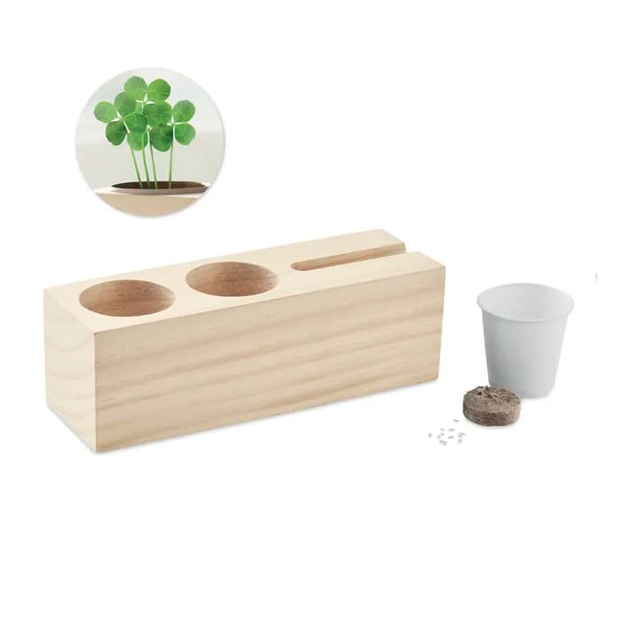 Organizer mit Pflanz-Set - THILA - Holz