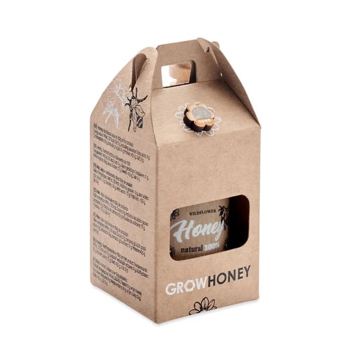 Wildblumenhonig-Set 50g - DAUBER - Holz