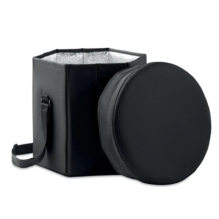 Klappbarer Hocker/Tisch - SEAT & DRINK - Schwarz