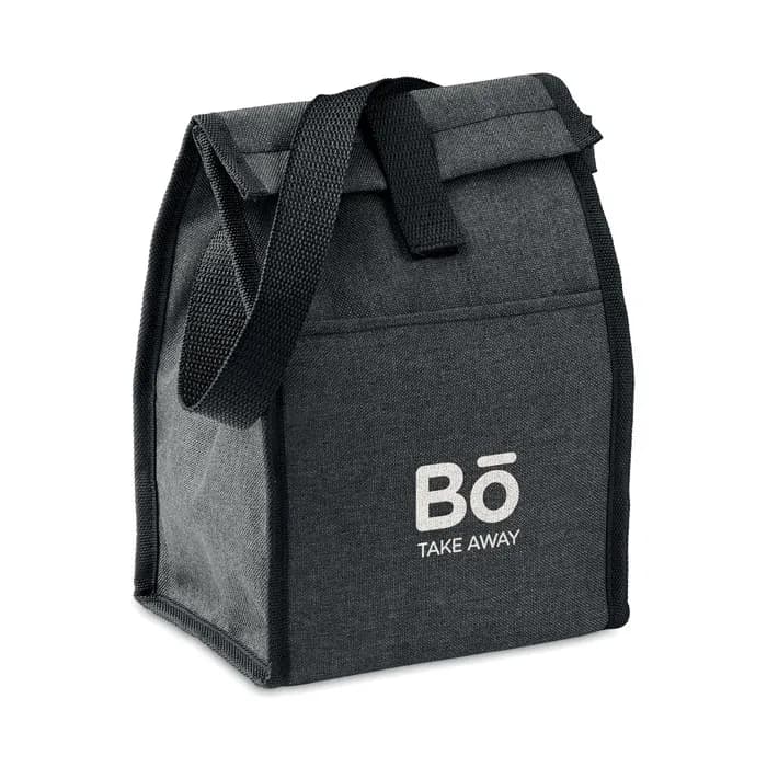 Lunch-Tasche 600D RPET - BOBE - Schwarz