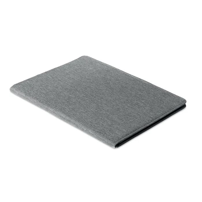 DINA A4 Mappe 300D-RPET - CASOVE - Weiß/schwarz