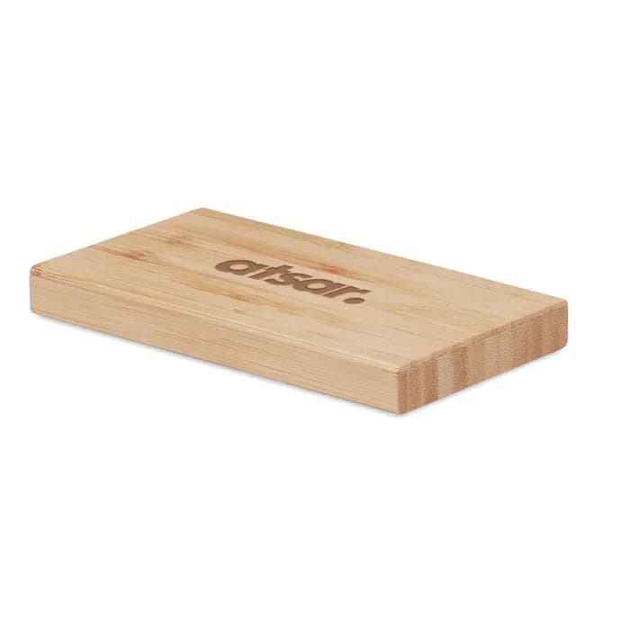 Solar-Powerbank 4000 mAh - ARENA SOLAR - Holz