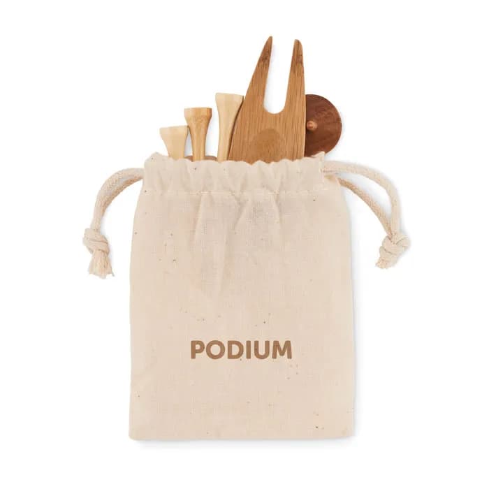 Golfzubehör im Etui - DORMIE - Beige