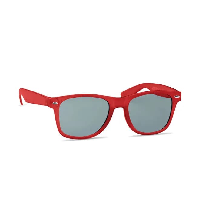 Sonnenbrille RPET - MACUSA - Transparent Rot