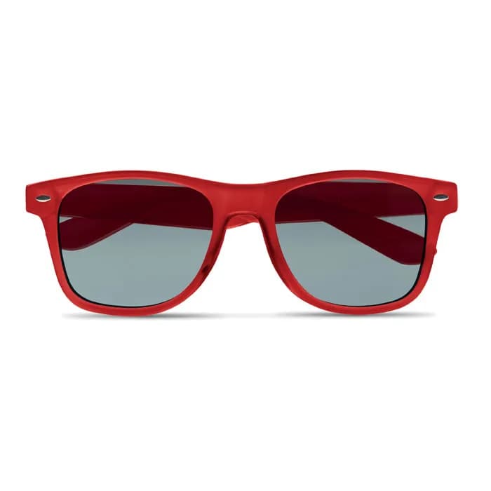 Sonnenbrille RPET - MACUSA - Transparent Rot