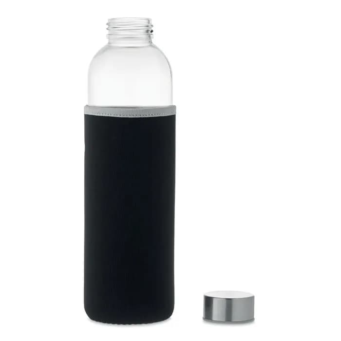 Trinkflasche Glas 750 ml - UTAH LARGE - Schwarz