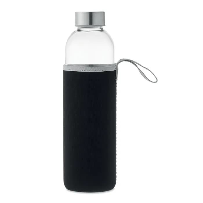 Trinkflasche Glas 750 ml - UTAH LARGE - Schwarz