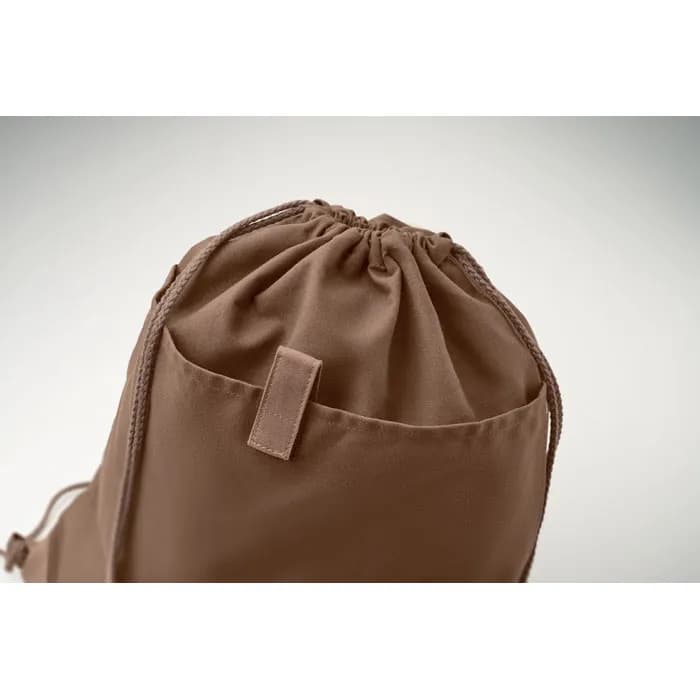 Beutel mit Kordelzug - PANDA BAG - Schokolade