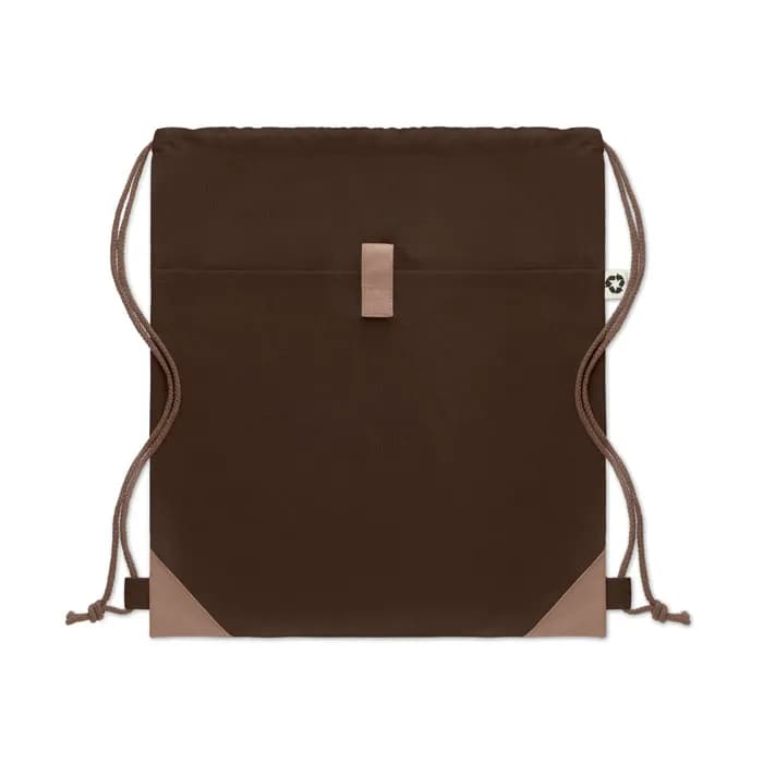 Beutel mit Kordelzug - PANDA BAG - Schokolade