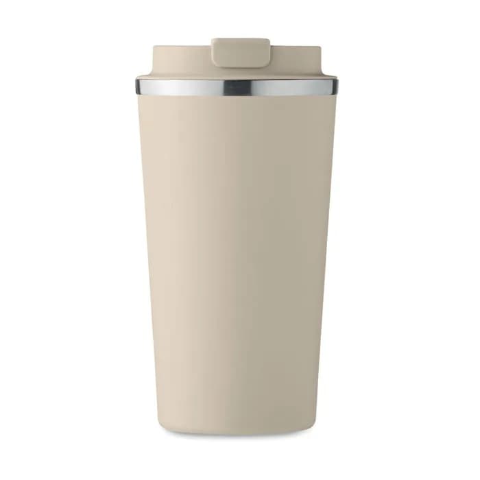 Doppelwandiger Becher 510 ml - BRACE + - Beige
