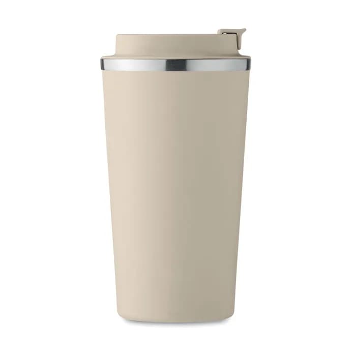 Doppelwandiger Becher 510 ml - BRACE + - Beige