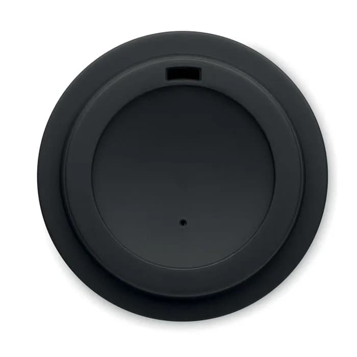 Doppelwandiger Becher PP 300ml - NOLA - Schwarz