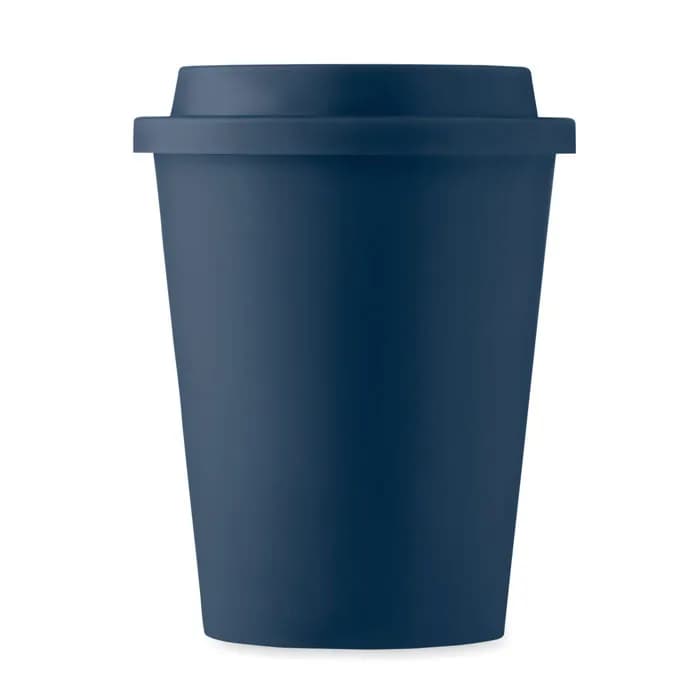 Doppelwandiger Becher PP 300ml - NOLA - Marineblau