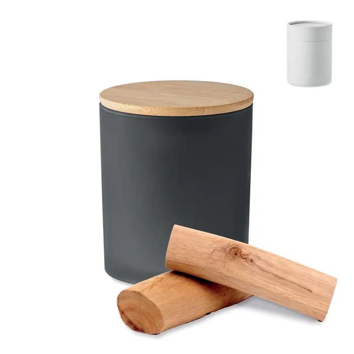 Kerze im Glas 120 g - KEOPS SMALL - Schwarz