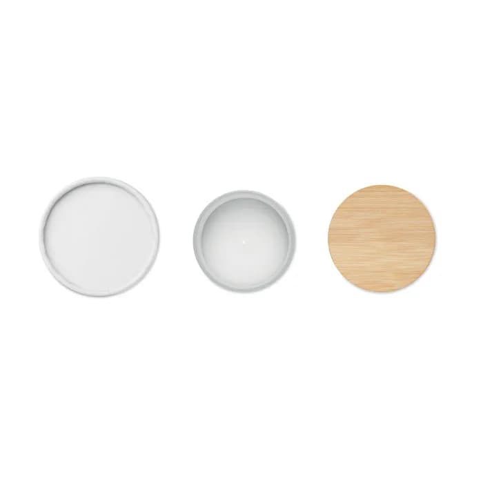 Kerze im Glas 120 g - KEOPS SMALL - Weiß