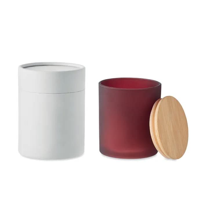 Kerze im Glas 200 g - KEOPS MEDIUM - Bordeaux